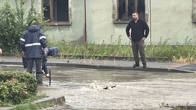 Bolu'da Alt Geçitleri Su Bastı1