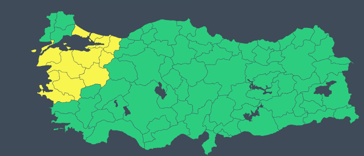 Meteoroloji 11 Kente Uyarı