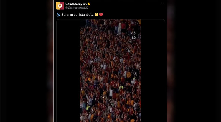 Galatasaray’dan P A O K’a Bir Gönderme Daha Buranın Adı İstanbul