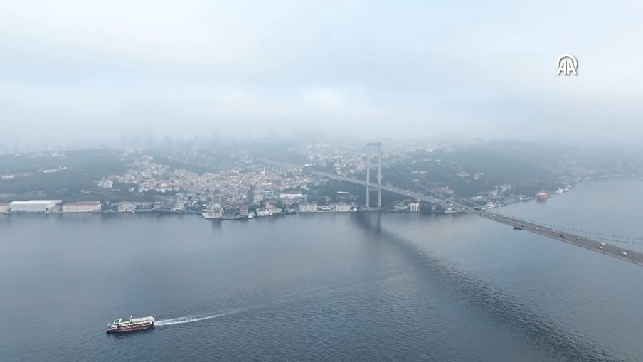 İstanbul'un Bazı Bölgelerinde Sis Etkili Oldu2