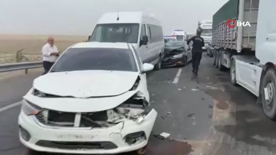 Konya Ankara Yolunda Toz Taşınımı Nedeniyle Zincirleme Kaza