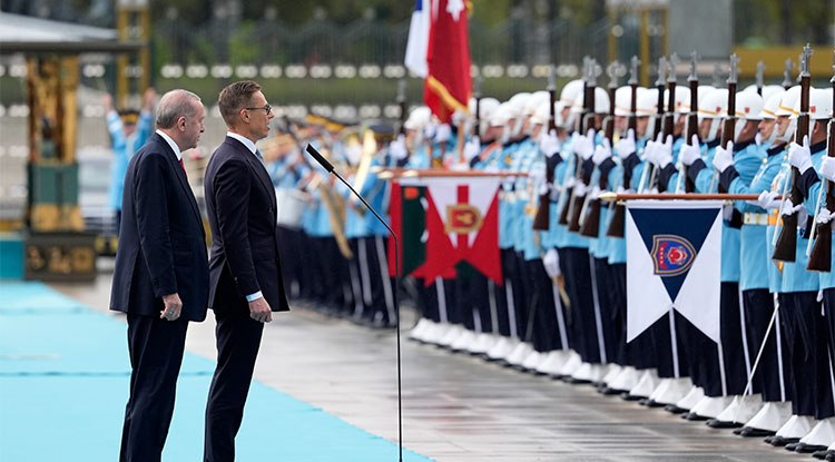 Cumhurbaşkanı Erdoğan, Finlandiya Cumhurbaşkanı Stubb'u Resmi Törenle Karşıladı 1