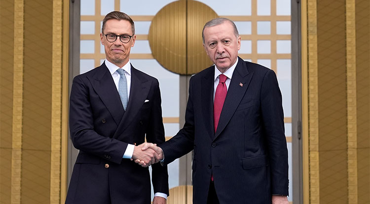 Cumhurbaşkanı Erdoğan, Finlandiya Cumhurbaşkanı Stubb'u Resmi Törenle Karşıladı 2