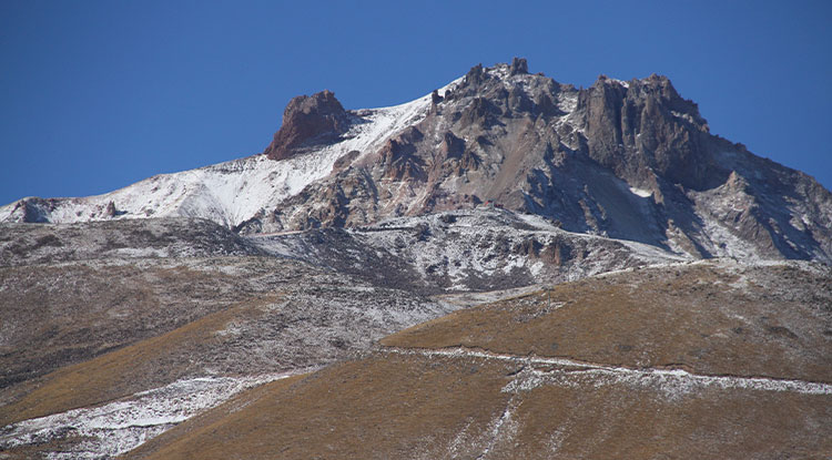 Erciyes Kayak Merkezi'ne Kar Yağdı1