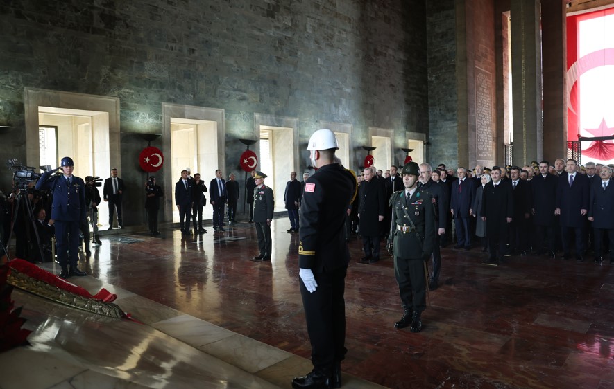 Büyük Önder Atatürk Için Anıtkabir'de Devlet Töreni Düzenlendi