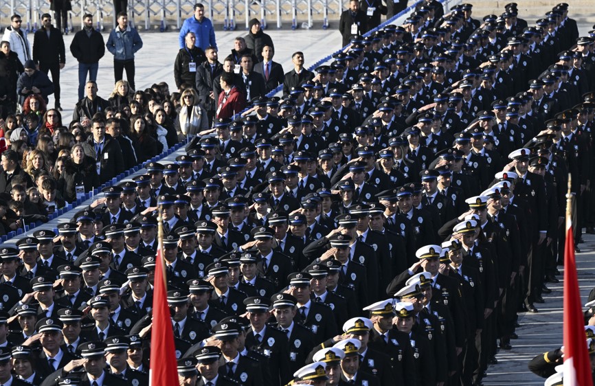 Büyük Önder Atatürk Için Anıtkabir'de Devlet Töreni Düzenlendi6