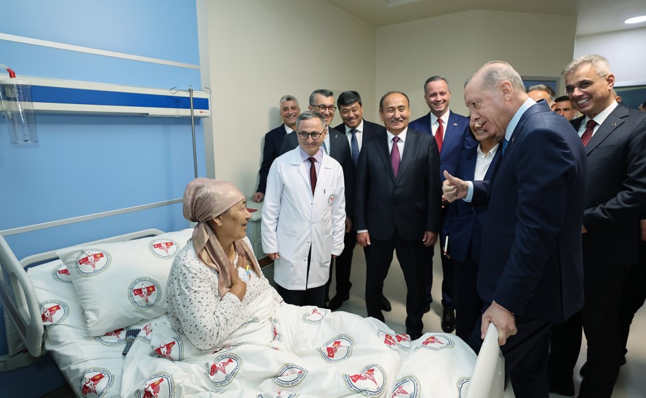 Cumhurbaşkanı Erdoğan, Bişkek Kırgız Türk Dostluk Devlet Hastanesi'nin Açılışı