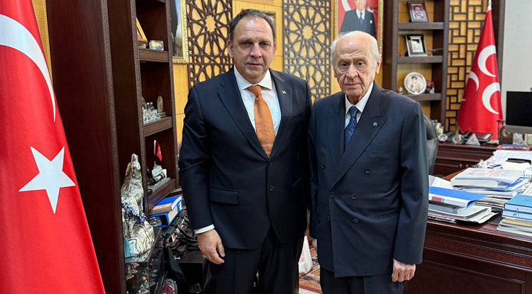 Lider Medya Dan M H P Lideri Bahçeli Ye Ziyaret 10