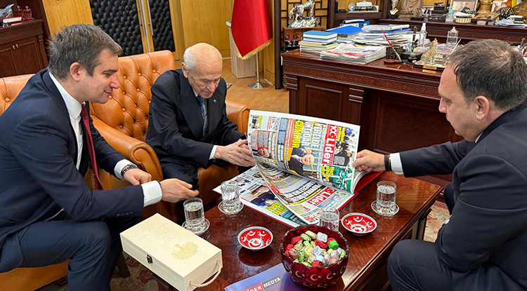 Lider Medya Dan M H P Lideri Bahçeli Ye Ziyaret