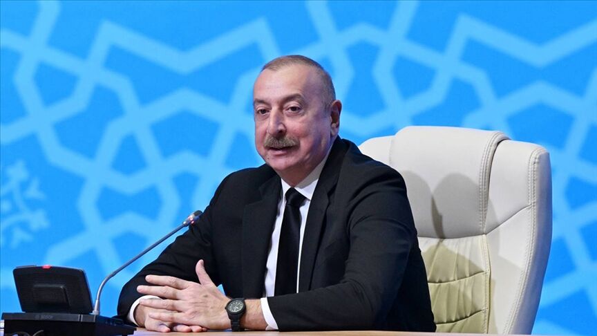 Azerbaycan Cumhurbaşkanı Aliyev Aa