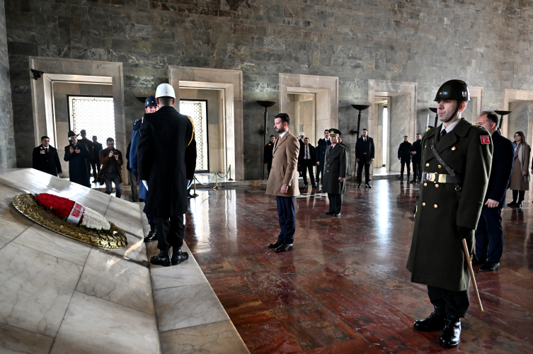 Karadağ Cumhurbaşkanı Milatoviç Anıtkabir’i Ziyaret Etti1