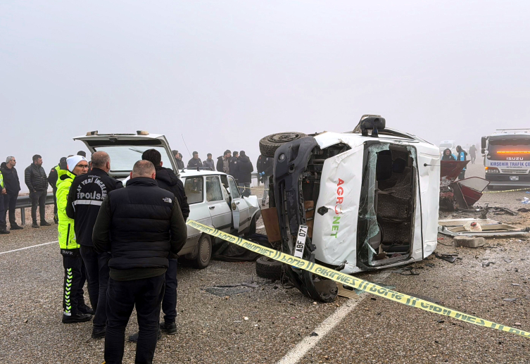 Kırşehir'de Zincirleme Kaza1