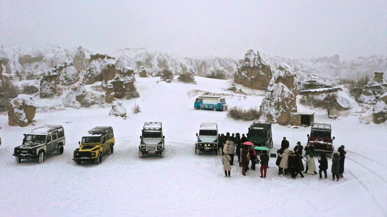 Kar Yağışı Kapadokya’yı Süsledi1