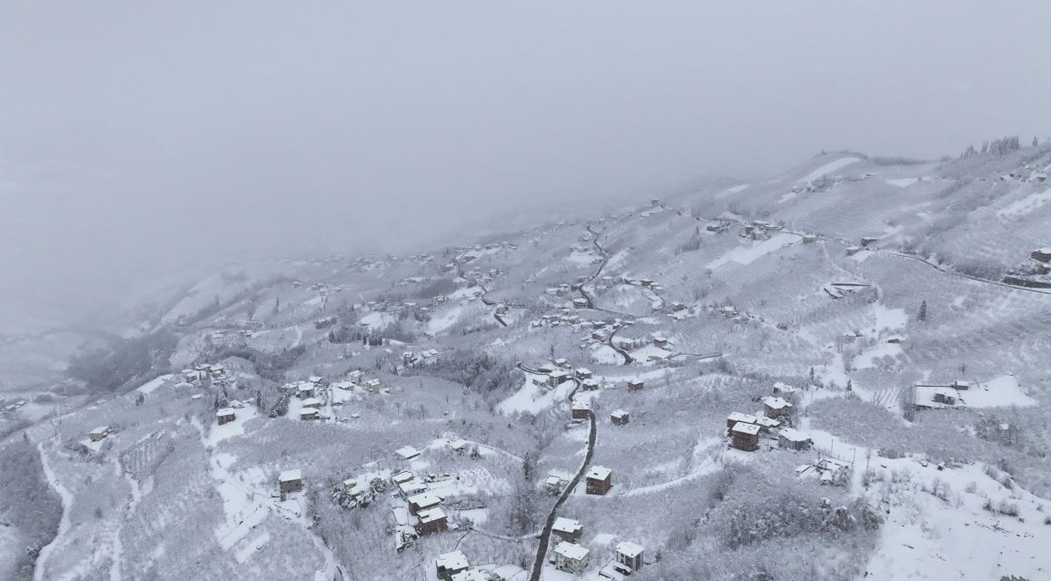 Trabzon'da Kar Yağışıı