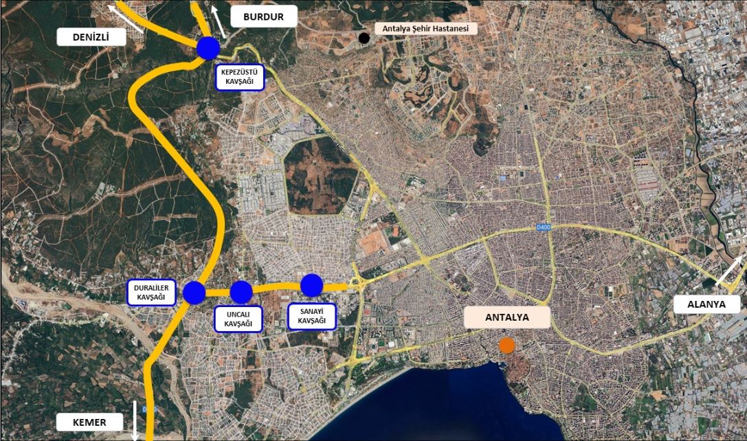 Antalya’nın Trafiğine Nefes Aldıracak 10 Köprünün Yapımına Başlandı1