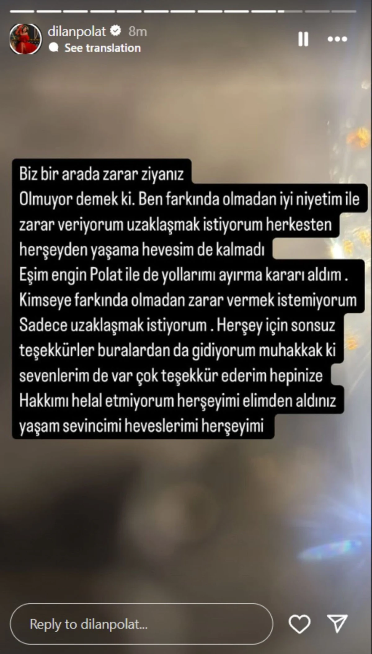 Dilan Polat'ın Boşanma Açıklamasına Engin Polat'tan Yanıt1