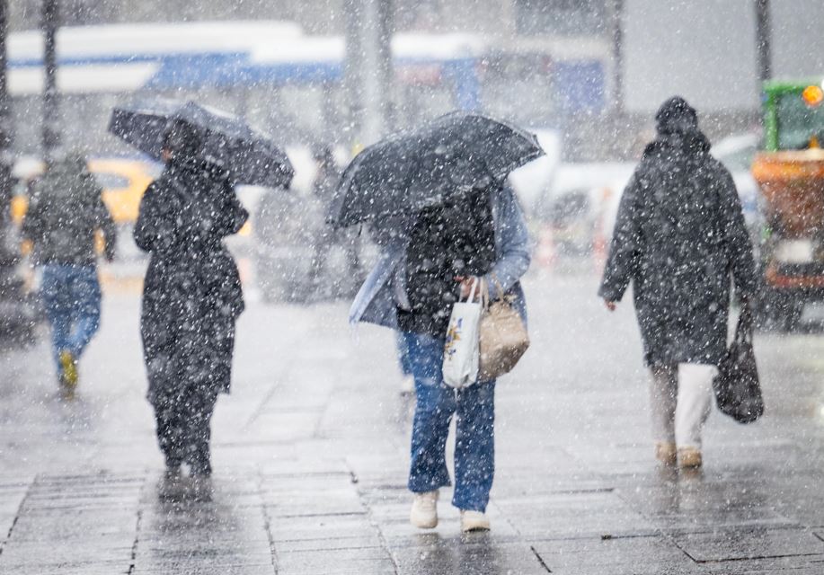 Başkente Nisan Ayında Kar Yağıyor1