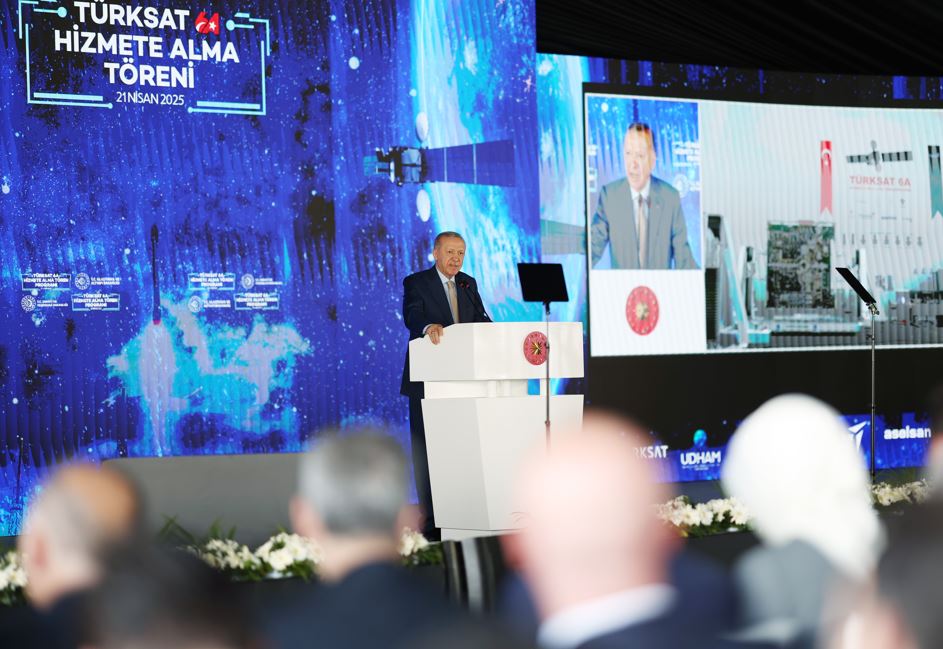 Cumhurbaşkanı Erdoğan Türksat 6A Hizmete Alma Töreni2