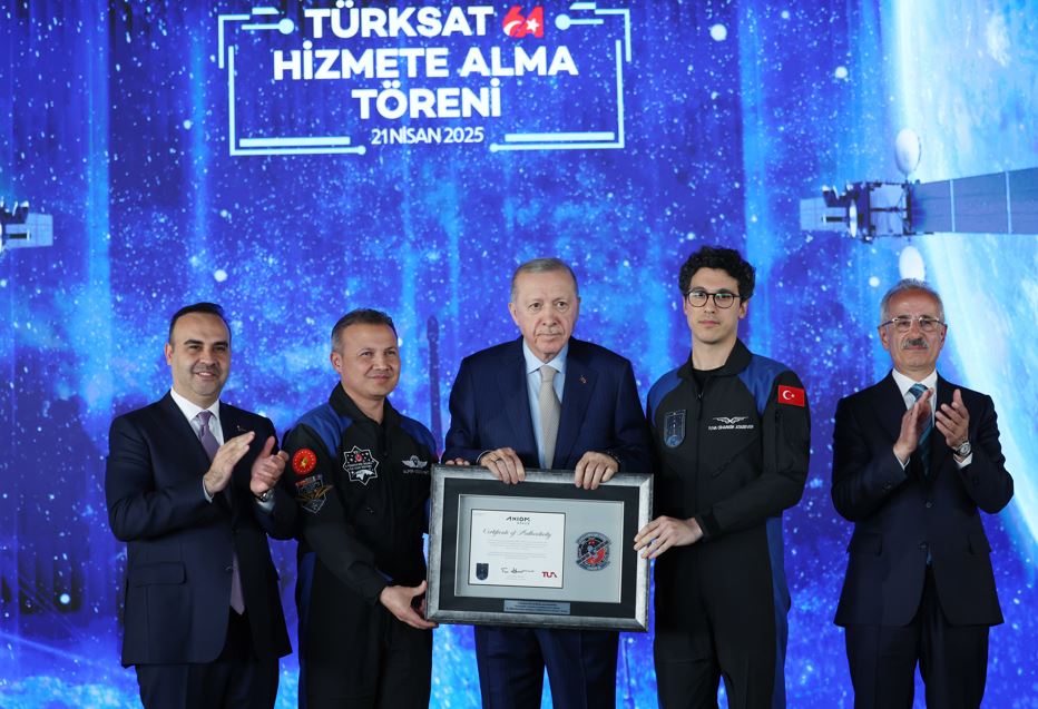 Cumhurbaşkanı Erdoğan Türksat 6A Hizmete Alma Töreni6