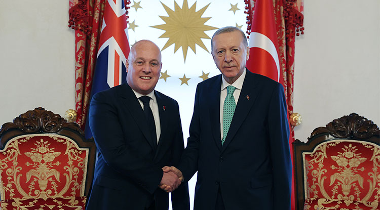 Cumhurbaşkanı Erdoğan, Yeni Zelanda Başbakanı Luxon Onuruna Yemek Verdi