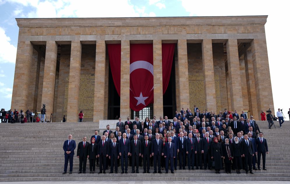 Tbmm Başkanı Kurtulmuş Başkanlığındaki Devlet Erkanı, Anıtkabir'i Ziyaret Etti1