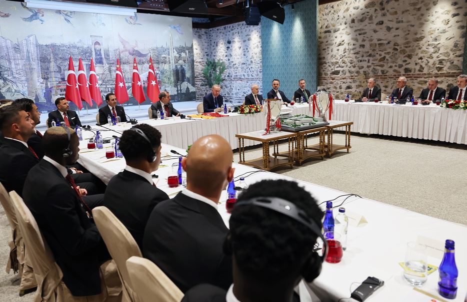 Cumhurbaşkanı Erdoğan Galatasaray’ı Kabul Etti2