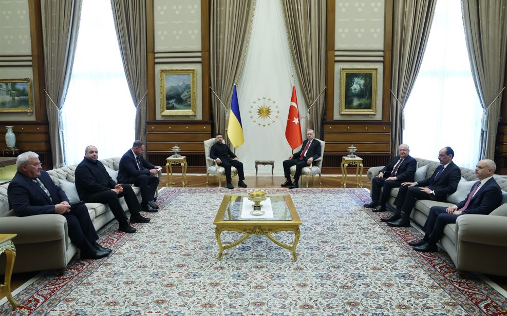 Cumhurbaşkanı Erdoğan, Ukrayna Devlet Başkanı Zelenskiy Ile Görüştü