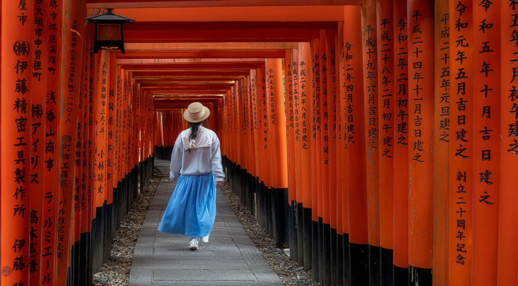 Fushimi Inari Tapınağı, Her Yıl Çok Sayıda Turisti Ağırlıyor