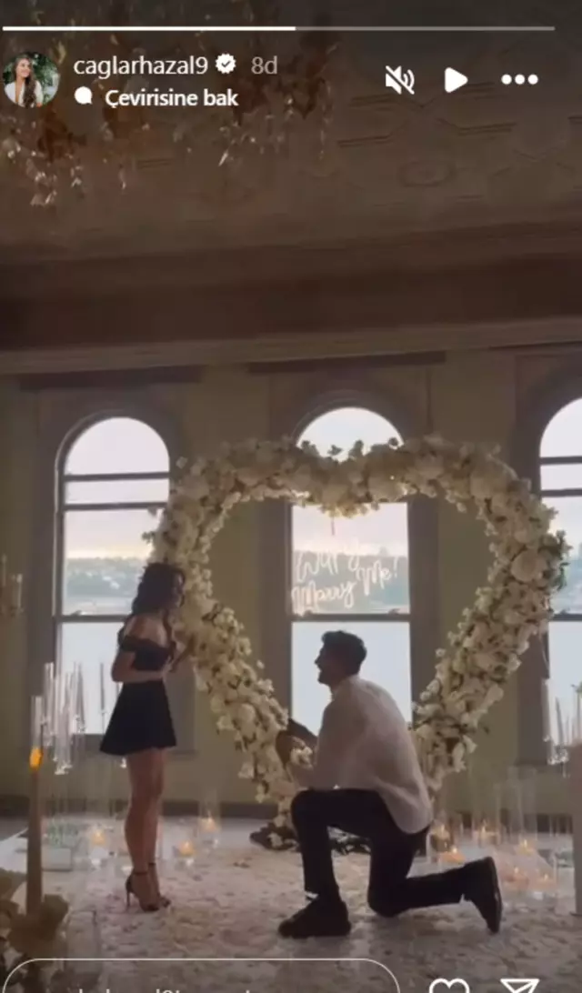 Hazal Çağlar, Samet Akaydın’a “Evet” Dedi
