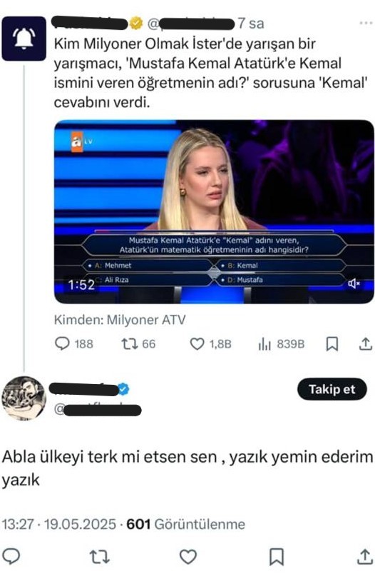 Kim Milyoner Olmak İster Yarışmacısı Linçlendi Atatürk Sorusunda Elenmişti4