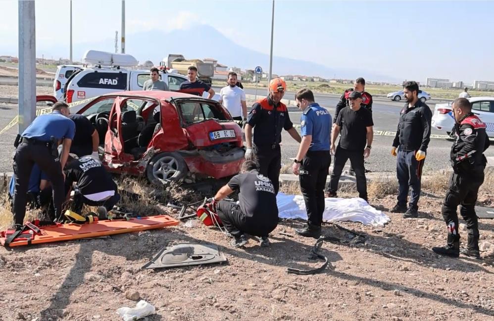 Aksaray'da Sınava Giden Araçlar Çarpıştı1