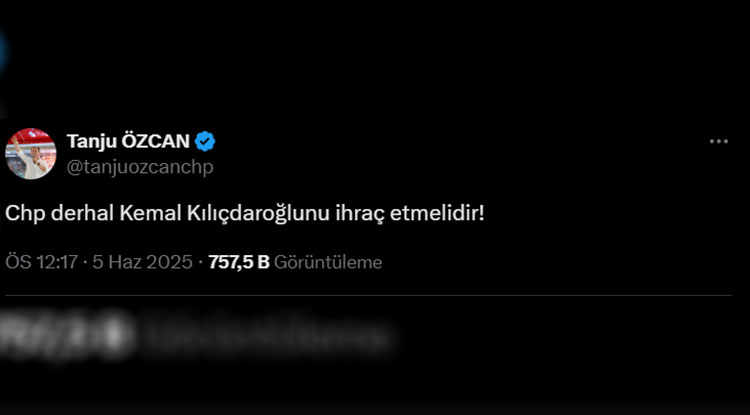 C H P Ankara Milletvekili Demir’den Tanju Özcan’a ‘ Kılıçdaroğlu’ Tepkisi 2