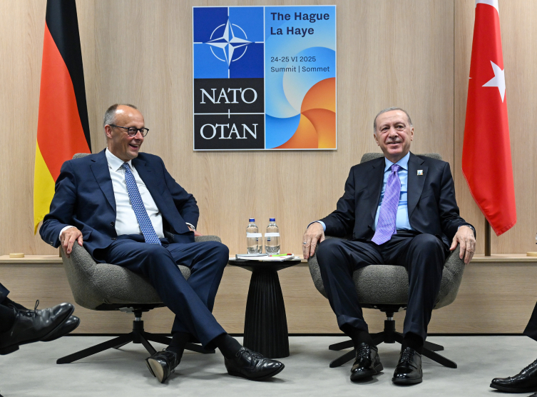 Cumhurbaşkanı Erdoğan Almanya Başbakanı Friedrich Merz