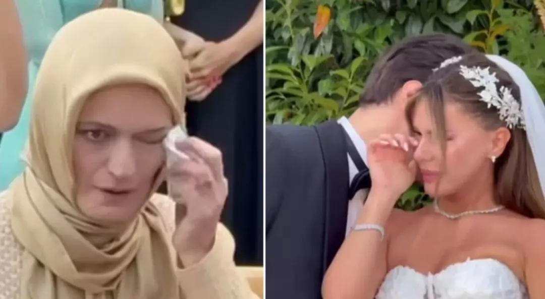 Düğününde Ağlayan Merve Dinçkol’u Eşi Feyyaz Şerifoğlu Sakinleştirdi1
