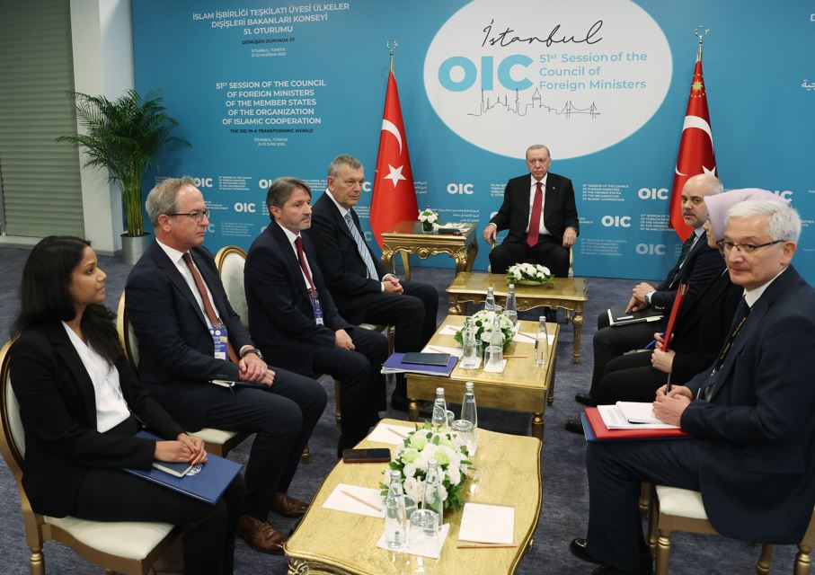 Erdoğan, Unrwa Genel Komiseri Philippe Lazzarini