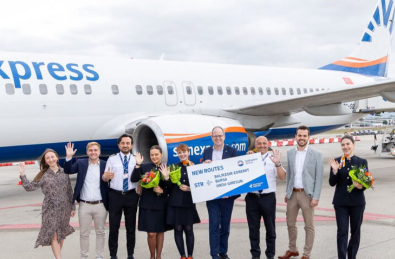 Sunexpress, Stuttgart’tan Türkiye’ye 3 Yeni Uçuş Hattı Açtı (2)