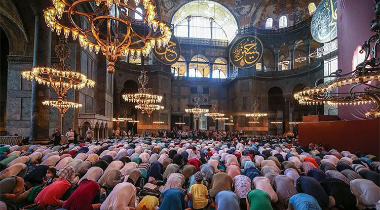 Ayasofya I Kebir Camii 40 Milyon Ziyaretçiyle Rekor Kırdı 3
