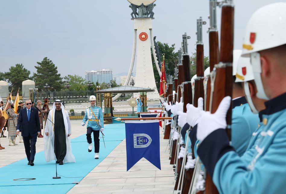 Cumhurbaşkanı Erdoğan, Bae Devlet Başkanı Al Nahyan'ı Resmi Törenle Karşıladı