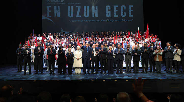 Cumhurbaşkanı Erdoğan, En Uzun Gece Destanının Ilk Temsiline Katıldı 1