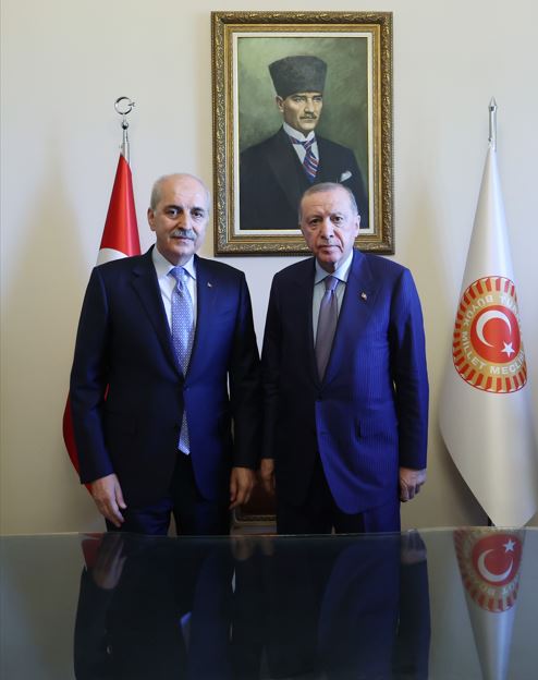 Cumhurbaşkanı Erdoğan, Numan Kurtulmuş