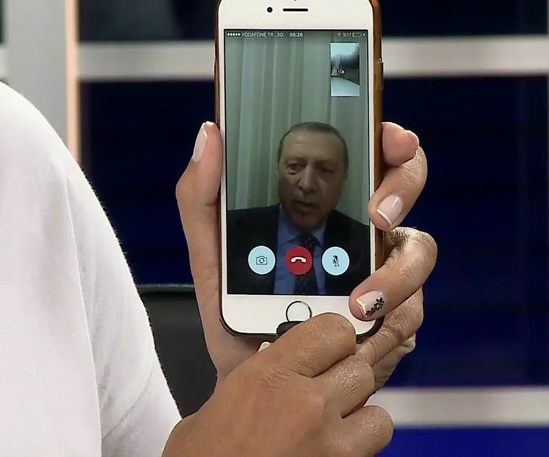 Erdoğan 15 Temmuz Çağrı