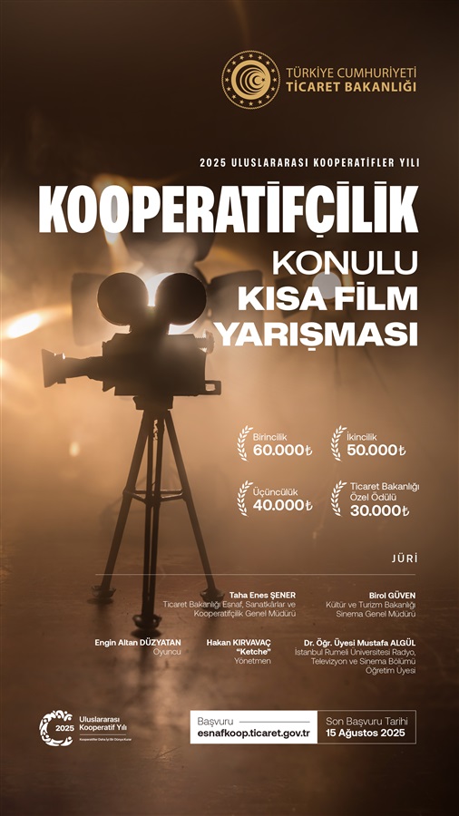 Kooperatifçilik Konulu Kısa Film Yarışmasının Başvuru Süresi Uzatıldı
