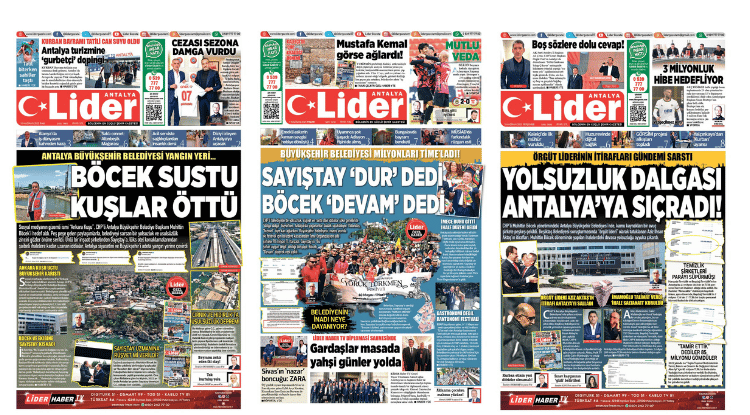 'Rüşvet' Çarkına Lider’den Çomak (2)