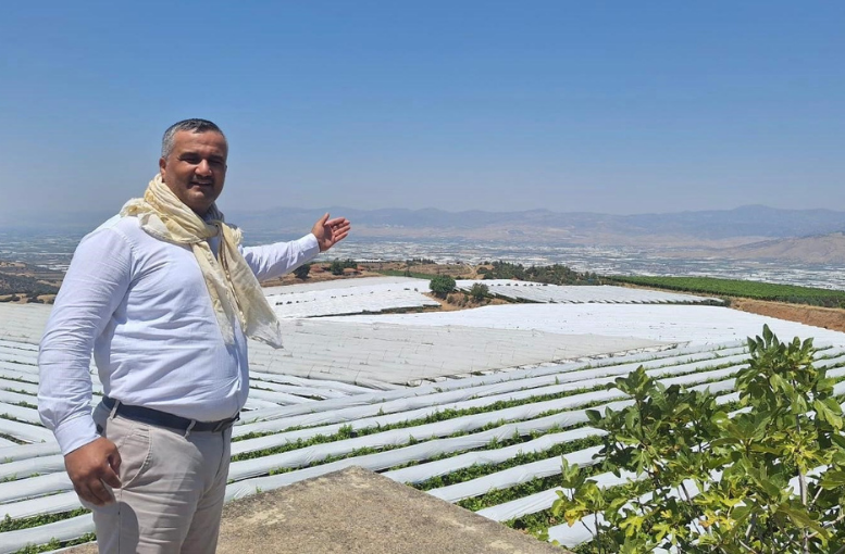 Sarıgöl Ovası, Beyaz Örtüyle Kaplandı (2)