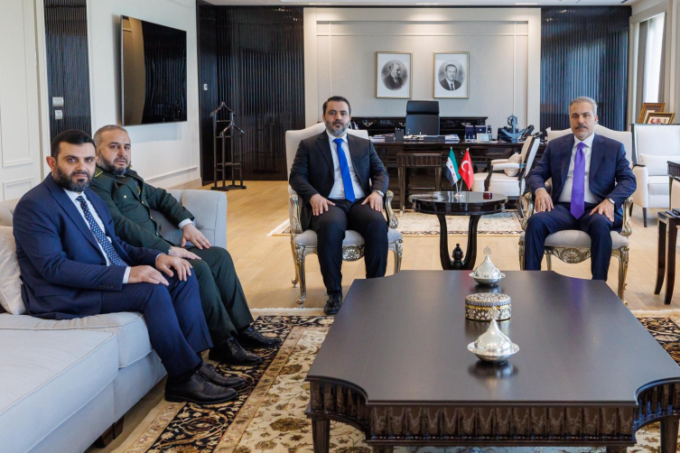 Bakan Fidan Suriyeli Bakanlar Ile Görüştü1