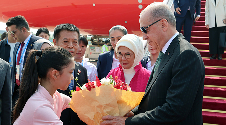 Cumhurbaşkanı Erdoğan, Çin'e Geldi 1