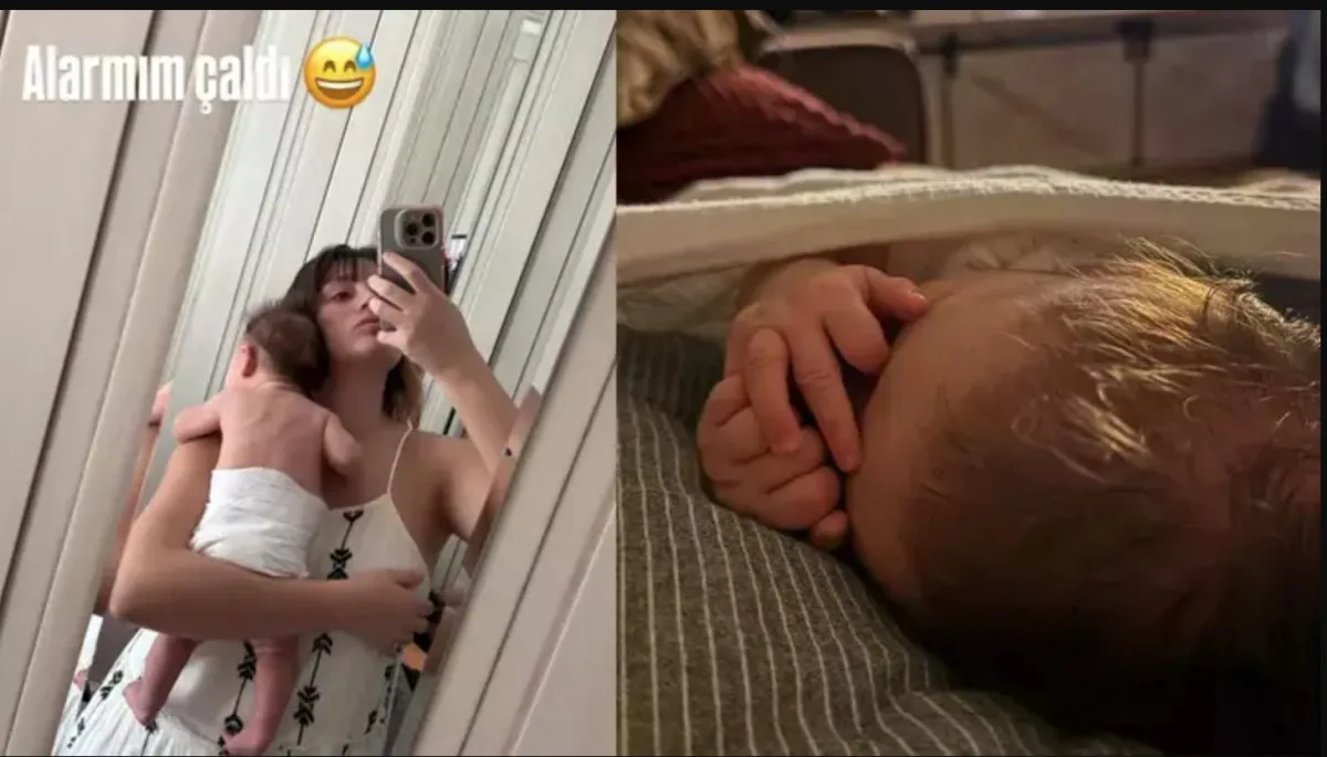 Gizem Karaca'nın Bebek Sevinci Leyla Yaz Büyüyor