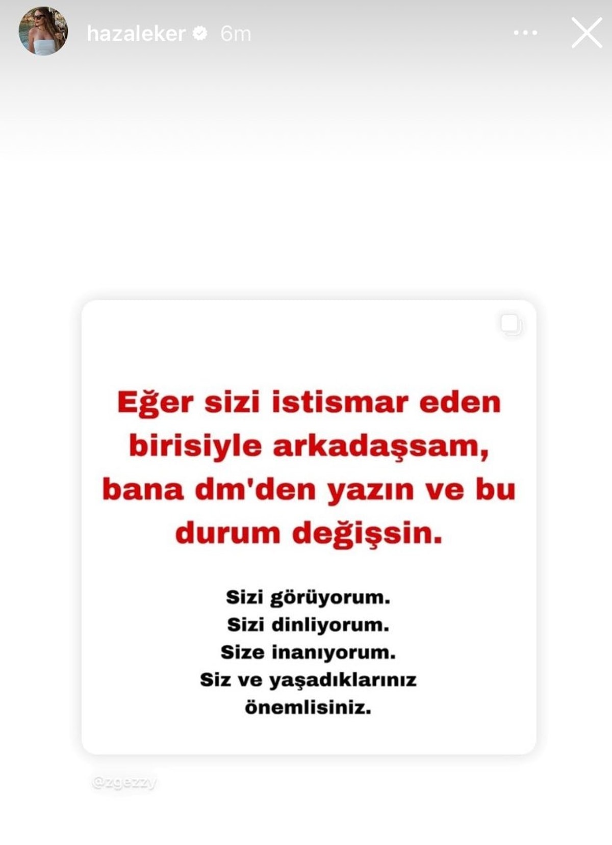 Hazal Eker’den Burak Deniz’e Imalı Gönderme