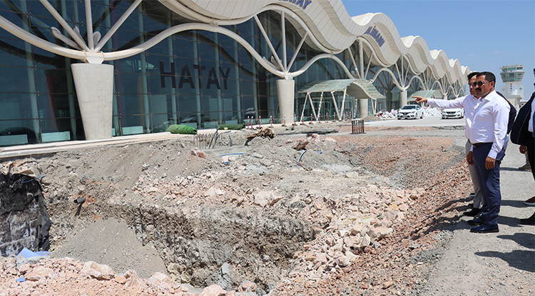 Onarım Çalışması Yürütülen Hatay Havalimanı 1 Eylül'de Uçuşlara Açılacak 2