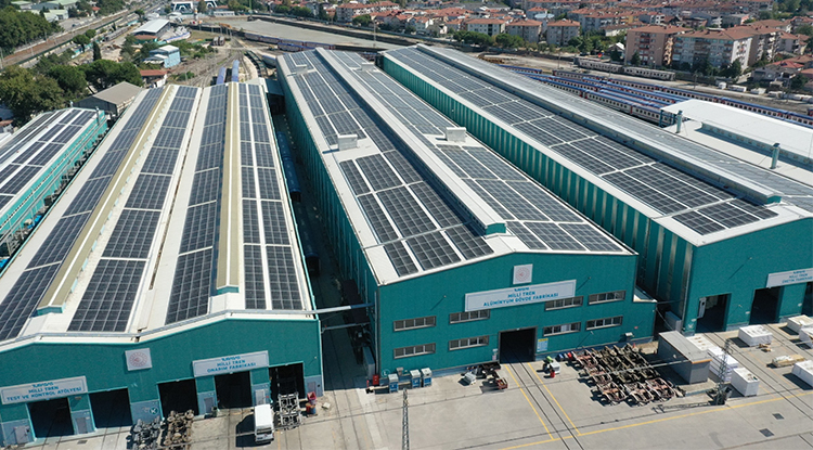 Milli Hızlı Tren Güneş Enerjisiyle Üretiliyor